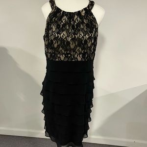 My Collection Dressbarn  Lace & Ruffles dress